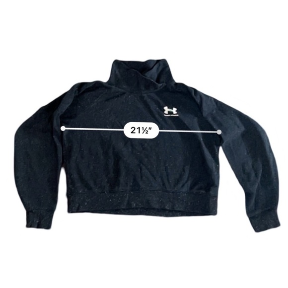 Under Armour Women’s Pullover Sweater - Blue-Black with White Speckled Detail - Picture 5 of 8